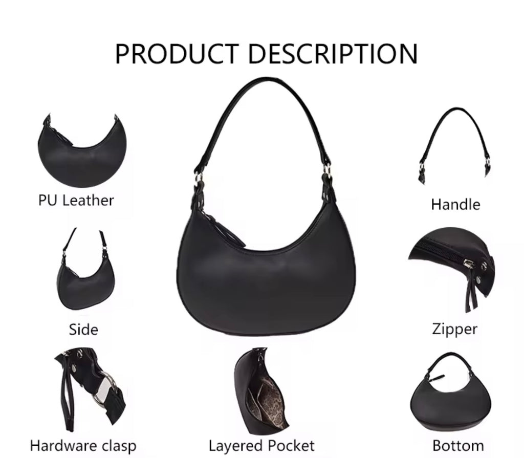 The Astra Bag – Sculpted Crescent