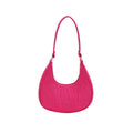 Luxe Alligator Half-Moon Underarm Bag