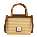Summer Raffia Tote Bag, Elegant Crossbody Handbag